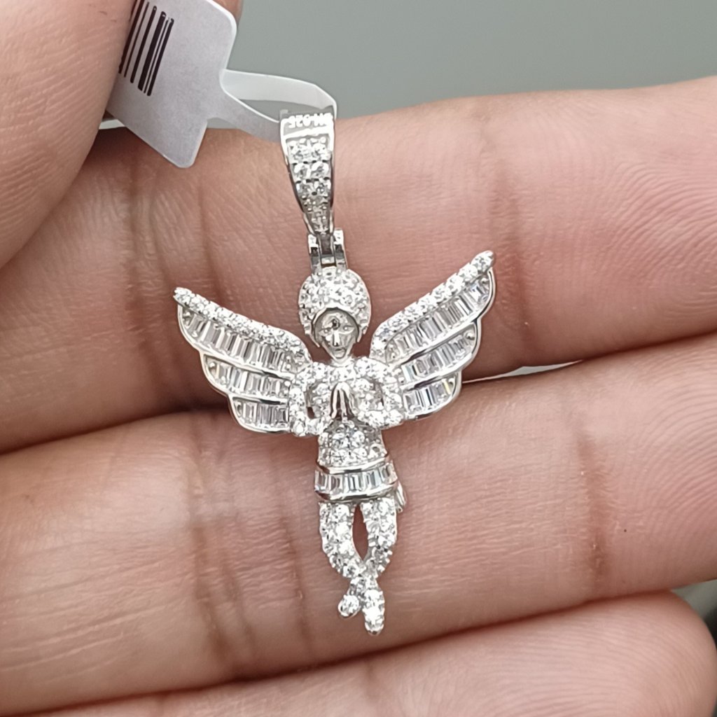 925 Sterling Silvet Angle Pendant 179$